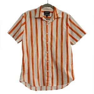Bonobos Stretch Tailored Fit Striped Short Sleeve Casual Button Down Shirt